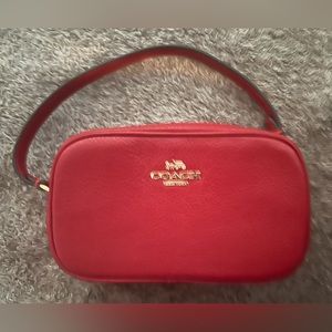 Coach Jamie Wristlet in Red